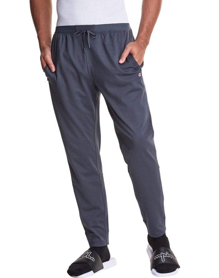 Champion Mens Sweatpants NZ - Signature Ponte Dark Grey ( 0472-BGJCA )